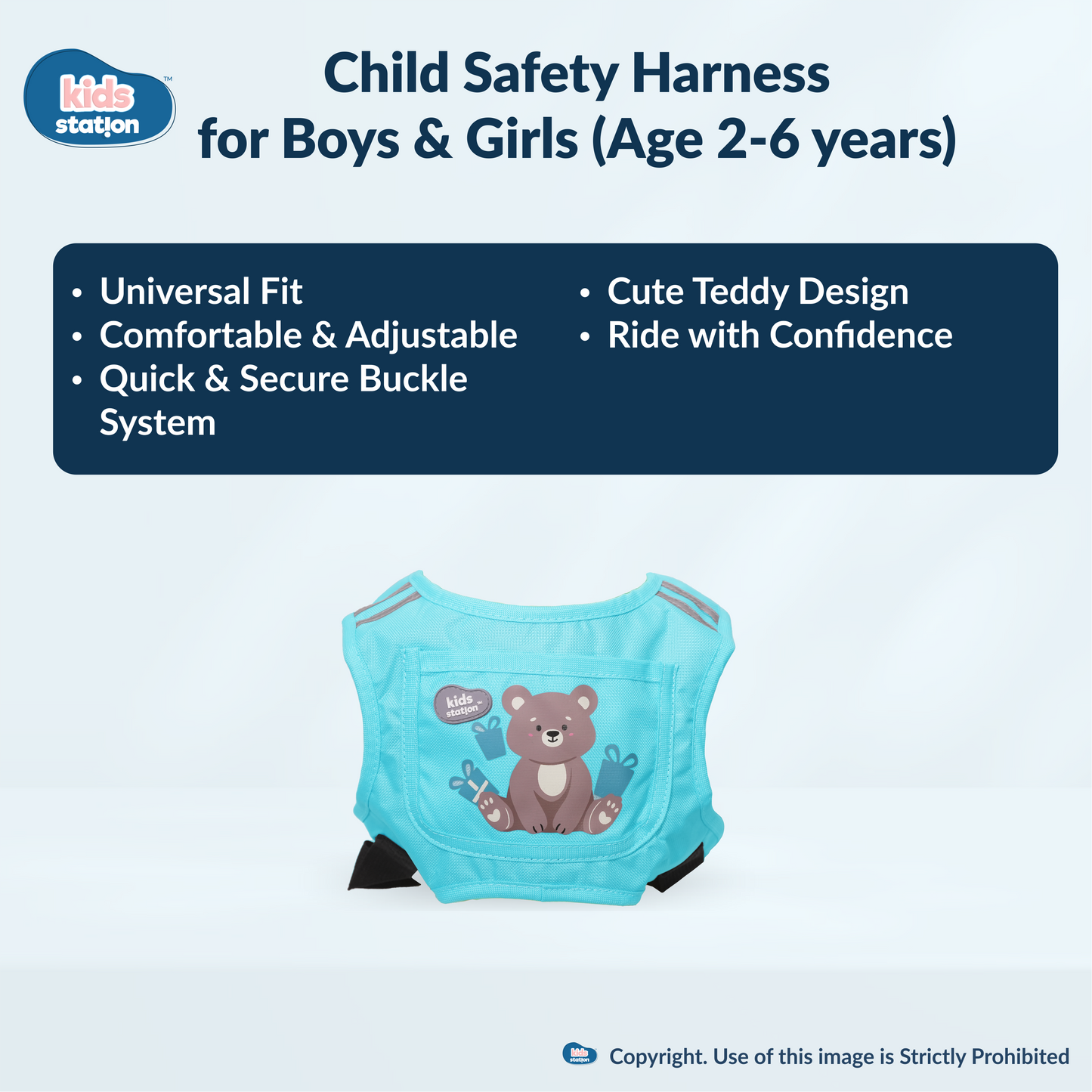 Two-Wheeler Safety Belt for Kids