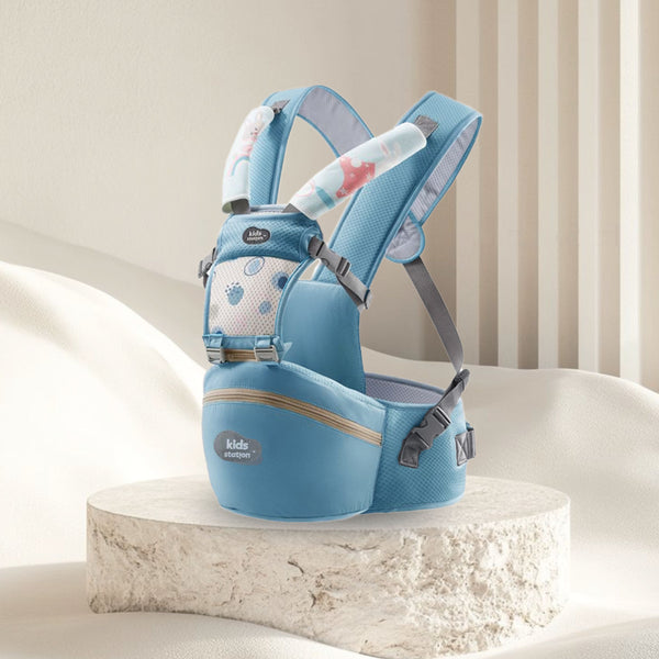 Kids Station Ergo Baby 4-in-1 Cotton Baby Carrier for New-born to Toddler