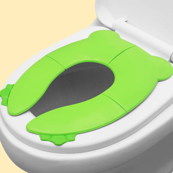 Kids Station Foldable Frog-Shaped Potty Seat – Cute, Comfortable & Safe for Toddlers