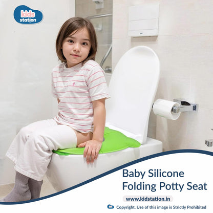 Foldable Frog-Shaped Potty Seat for Babies