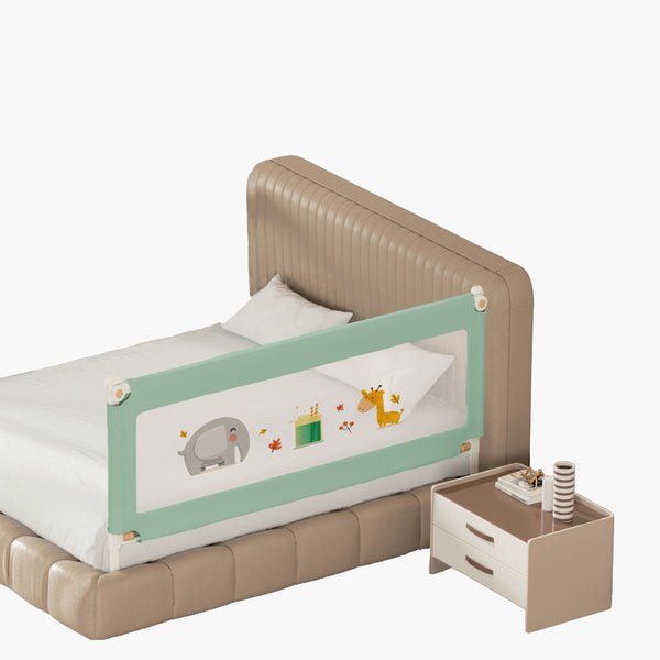 Kids Station 1-Side Foldable Baby Bed Rail Guard | Portable, Patented – Made in India