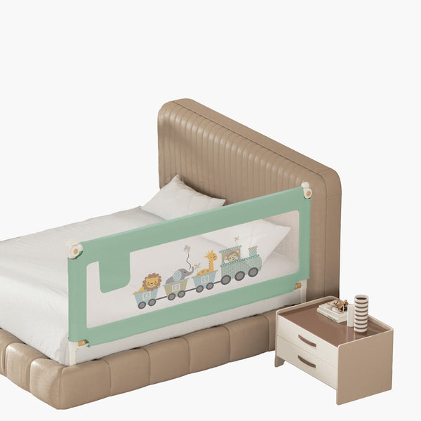Kids Station 1-Side Foldable Baby Bed Rail Guard | Portable, Patented – Made in India
