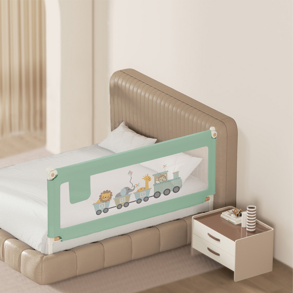 Kids Station 1-Side Foldable Baby Bed Rail Guard | Portable, Patented – Made in India