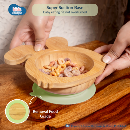 EcoBunny Bamboo Baby Tableware Set for Babies