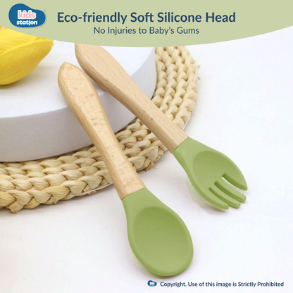 Elephant Eco Friendly Baby Bamboo Feeding Set