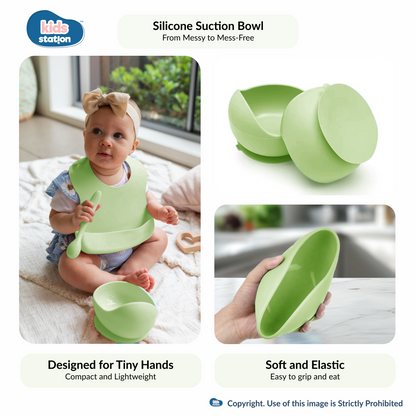 8-in-1 Whale Silicone Feeding Set for Babies