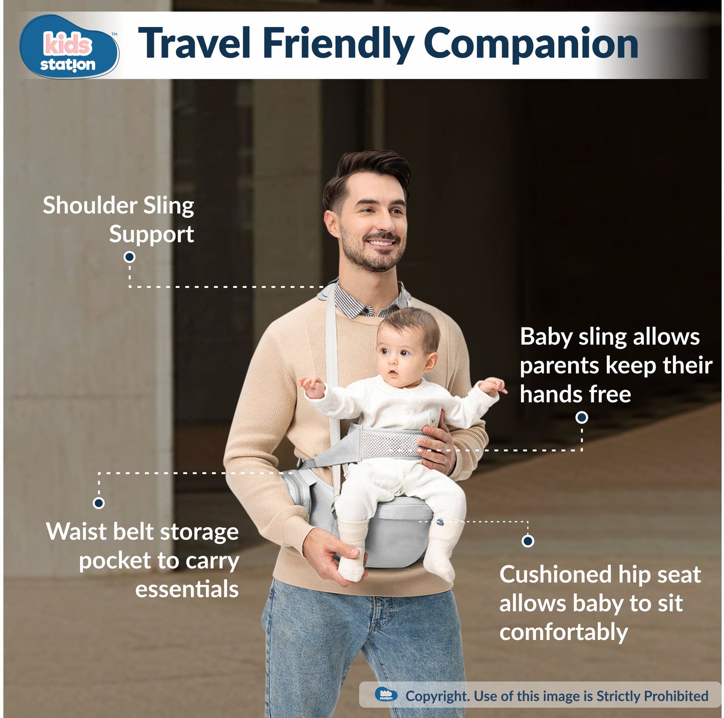 Happy Strap Ergonomic Baby Carrier