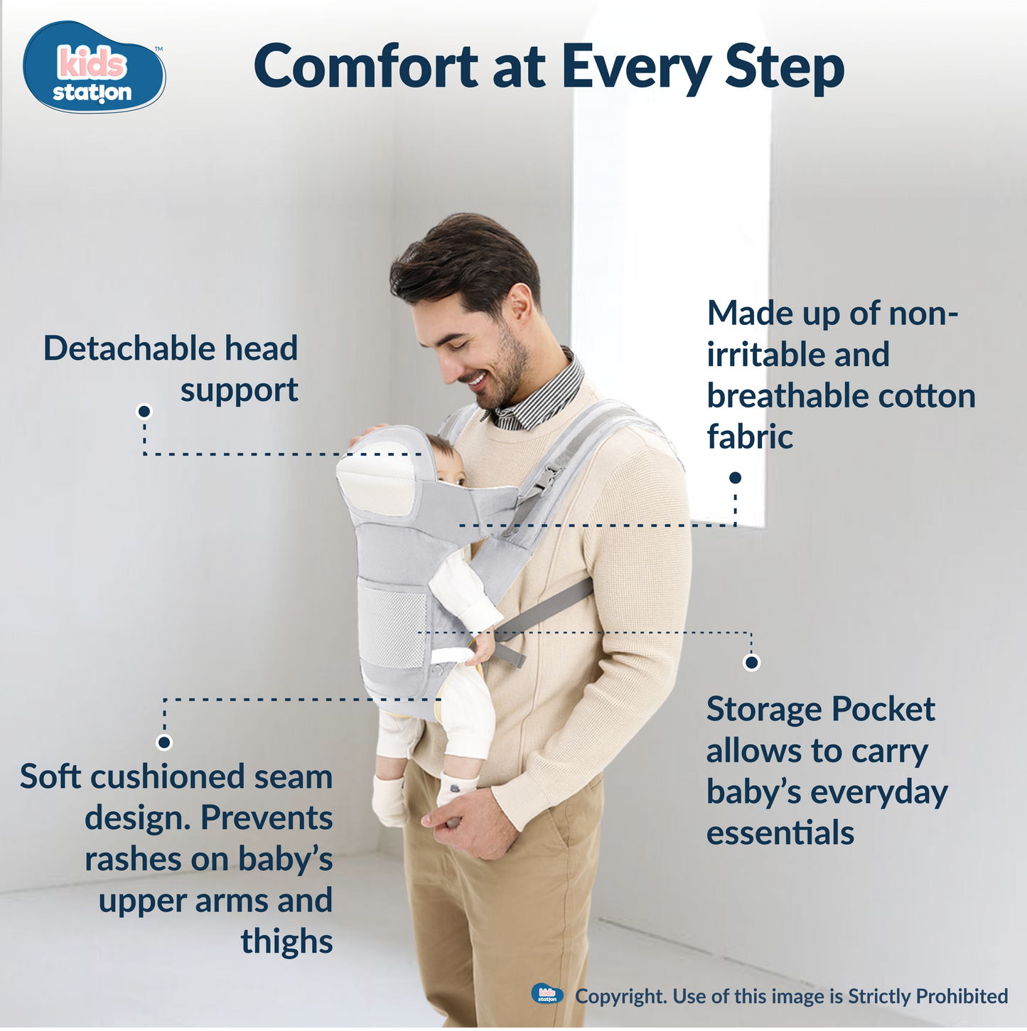 Cuddle Time 3-in-1 Baby Carrier for Infants