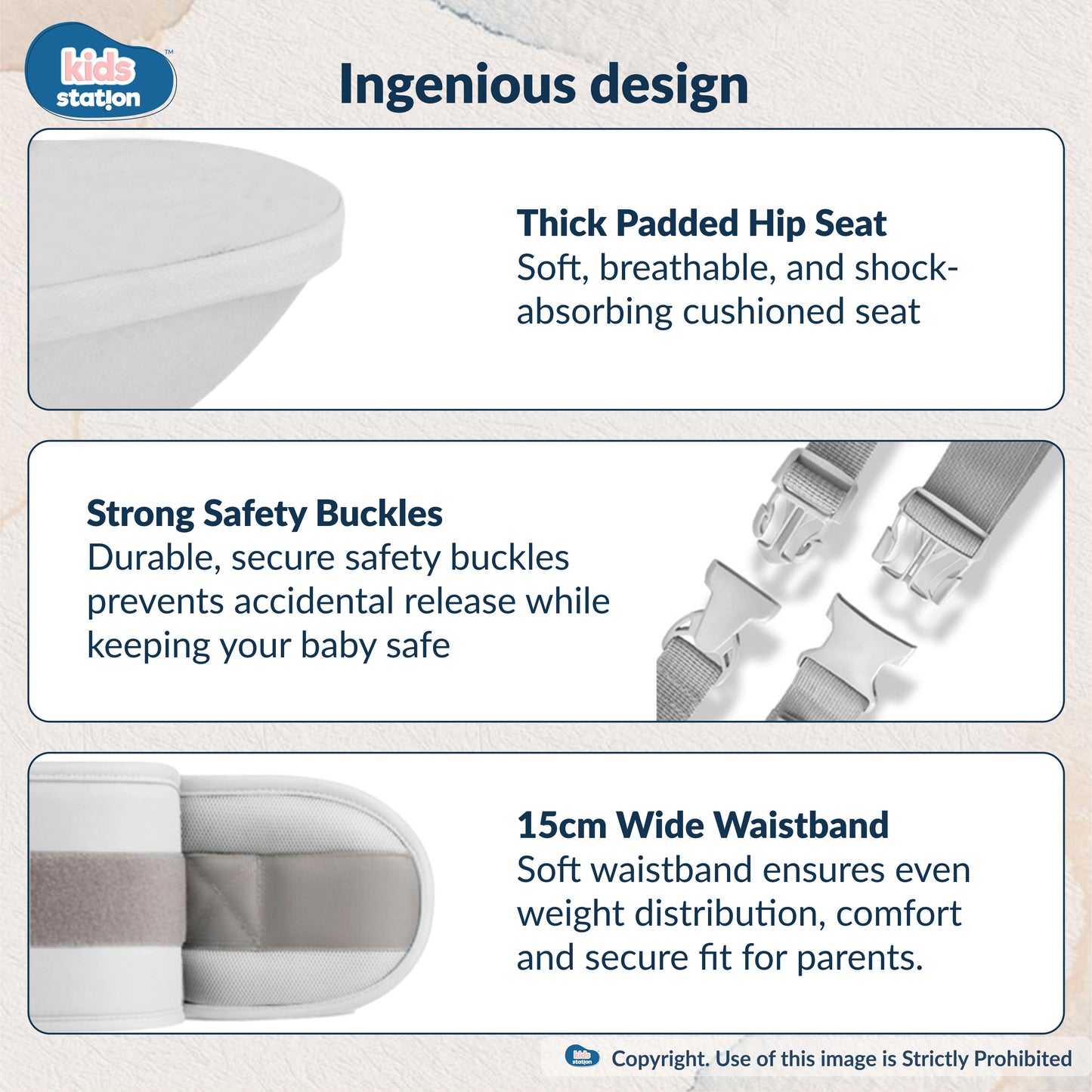 Happy Strap Ergonomic Baby Carrier