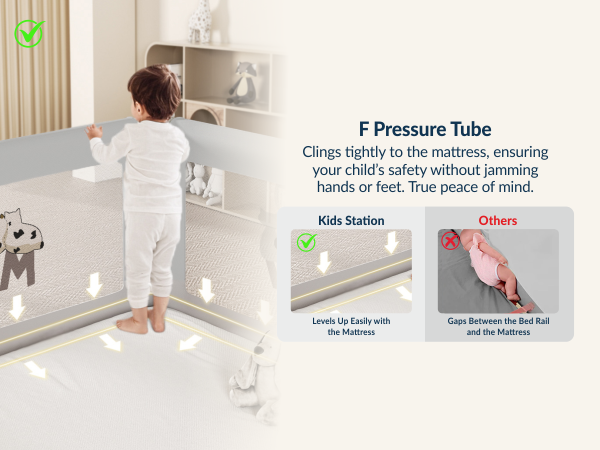 3-Side Foldable New Model Baby Bed Rail Guard