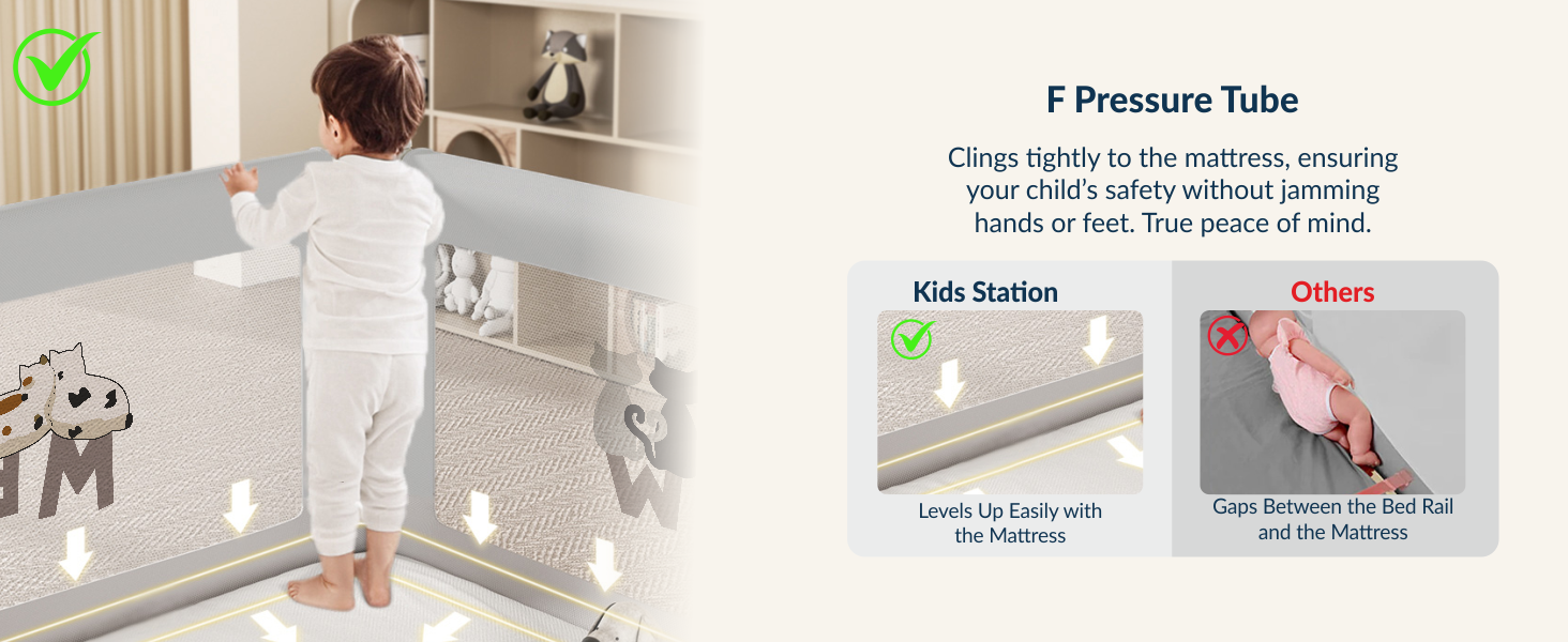 3-Side Foldable New Model Baby Bed Rail Guard