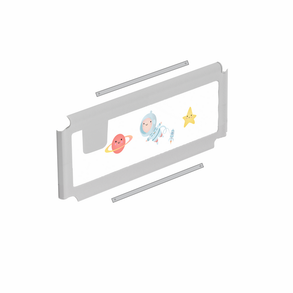 Kids Station Baby Bed Rail Guard Size Change Parts Kit for New Model of Bed Rails