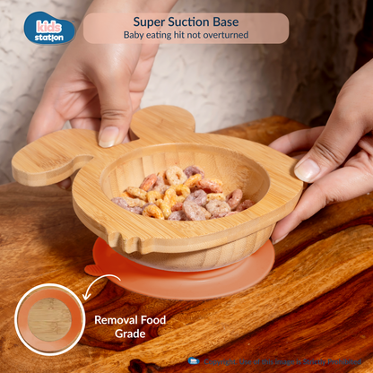 EcoBunny Bamboo Baby Tableware Set for Babies