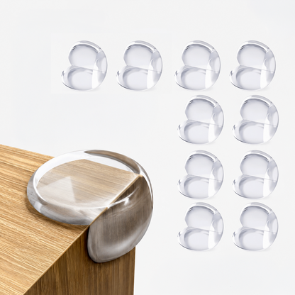Transparent Silicone Round Corner Edge Guards for Baby Safety