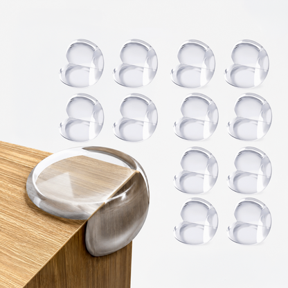 Transparent Silicone Round Corner Edge Guards for Baby Safety