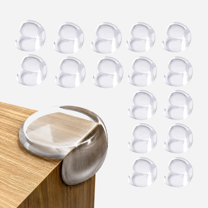 Transparent Silicone Round Corner Edge Guards for Baby Safety
