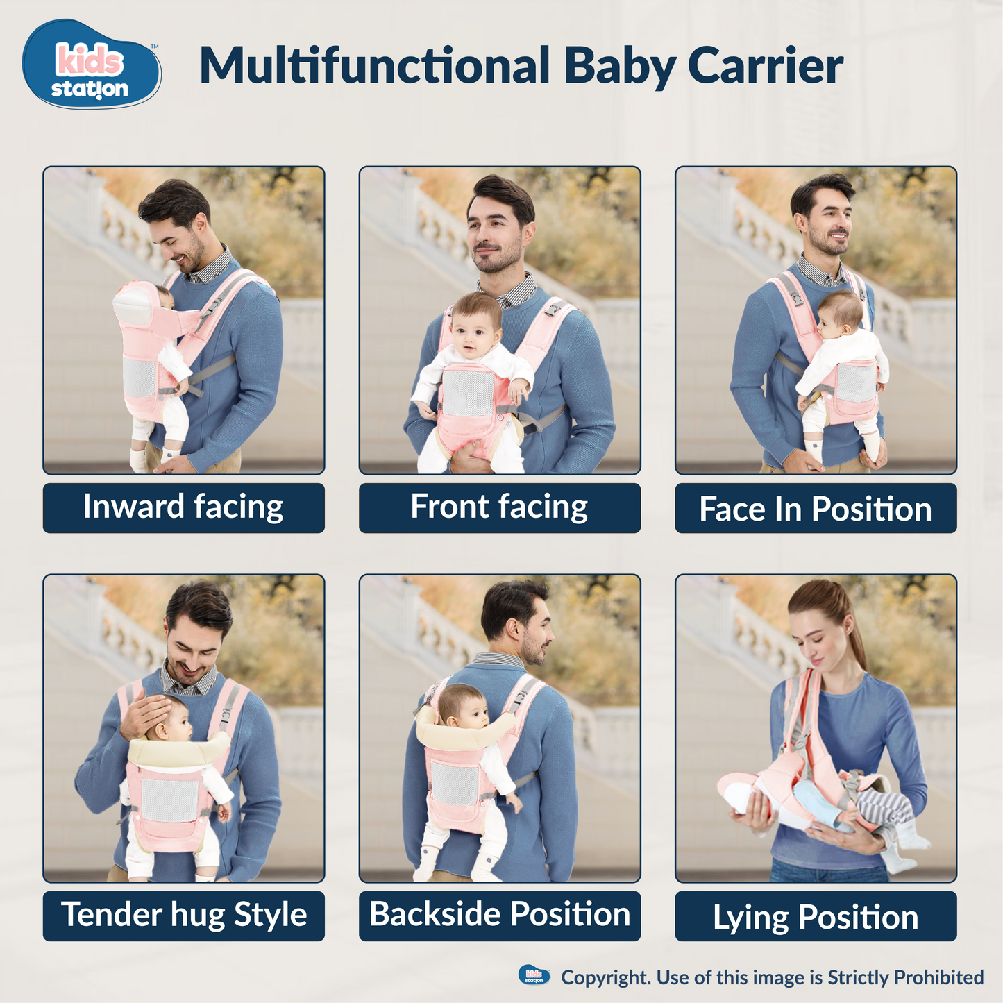 Cuddle Time 3-in-1 Baby Carrier for Infants