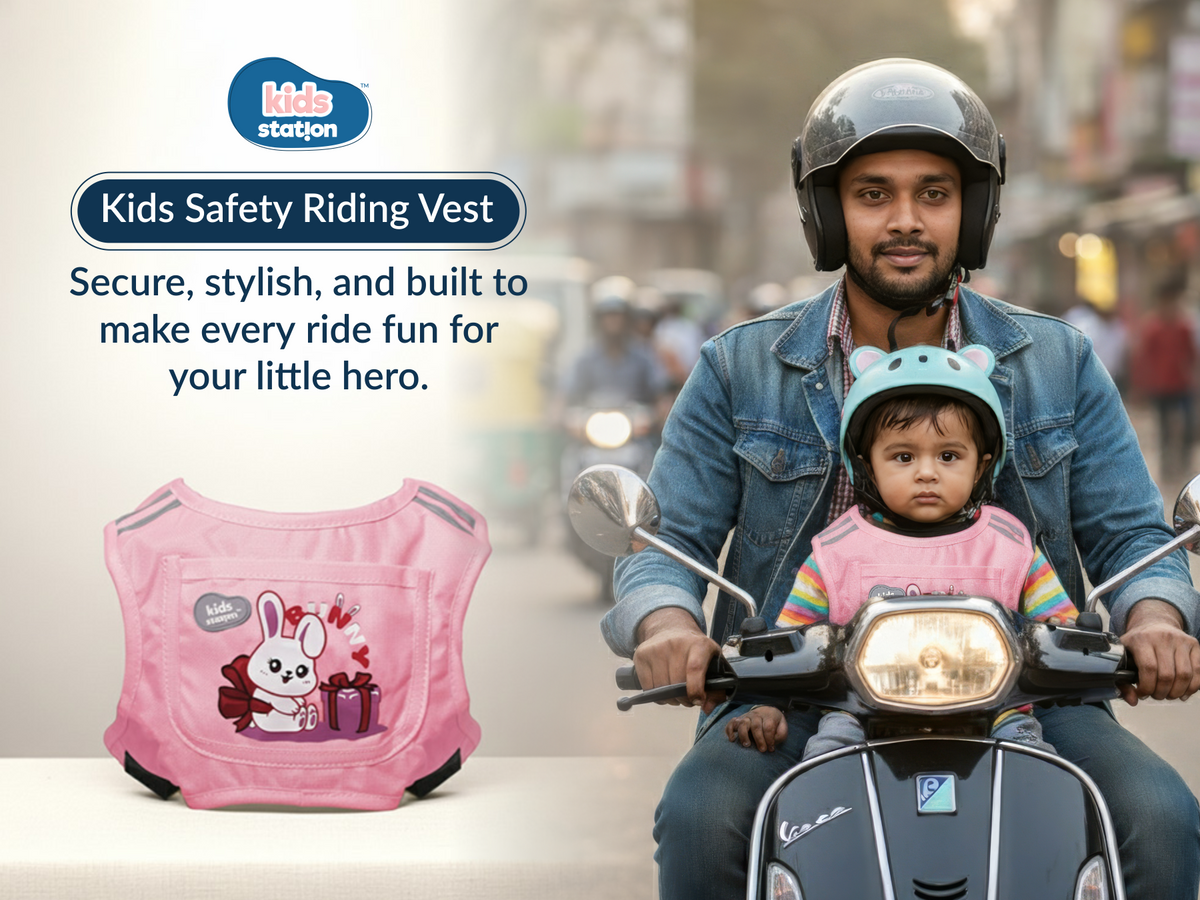 Two-Wheeler Safety Belt for Kids Protection