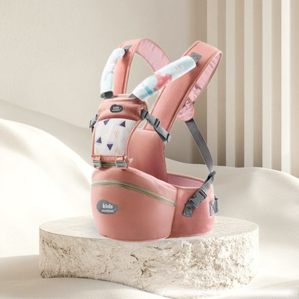 Kids Station Ergo Baby 4-in-1 Cotton Baby Carrier for New-born to Toddler