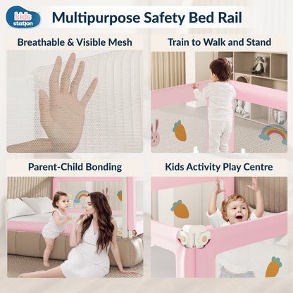 1-Side Foldable New Model Baby Bed Rail Guard