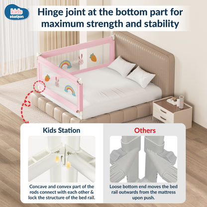 1-Side Foldable New Model Baby Bed Rail Guard