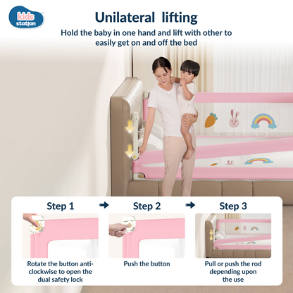 1-Side Foldable New Model Baby Bed Rail Guard