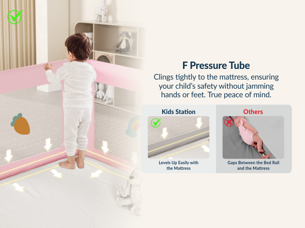 3-Side Foldable New Model Baby Bed Rail Guard