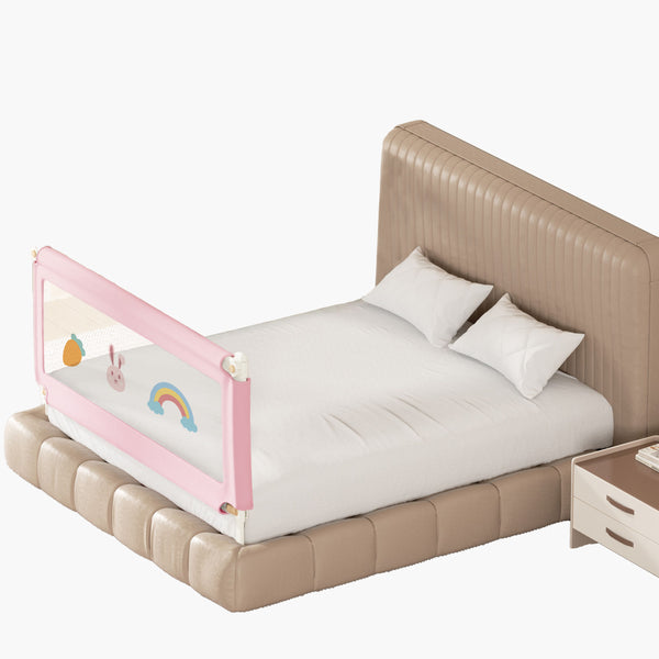 Kids Station 1-Side Foldable Baby Bed Rail Guard | Portable, Patented – Made in India