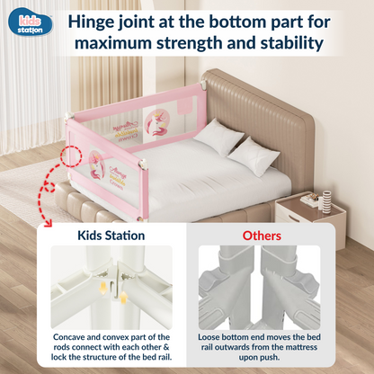 1-Side Foldable New Model Baby Bed Rail Guard