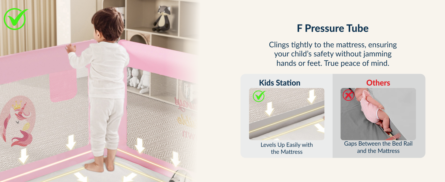 3-Side Foldable New Model Baby Bed Rail Guard