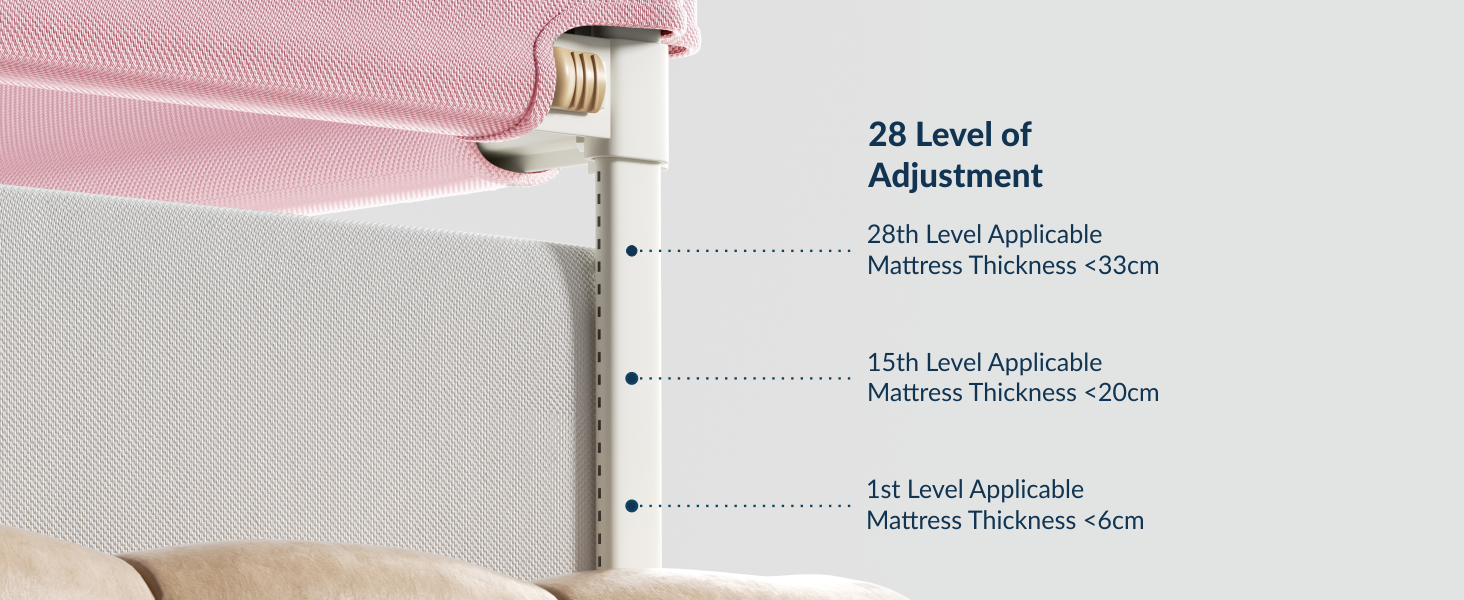 3-Side Foldable New Model Baby Bed Rail Guard