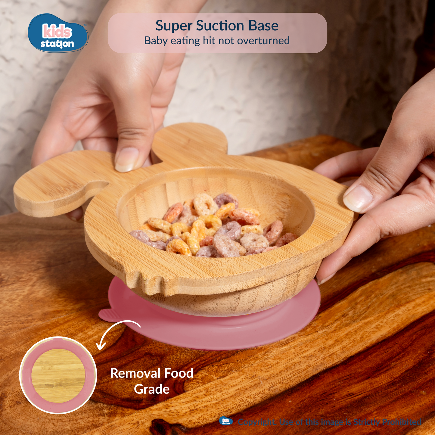 EcoBunny Bamboo Baby Tableware Set for Babies