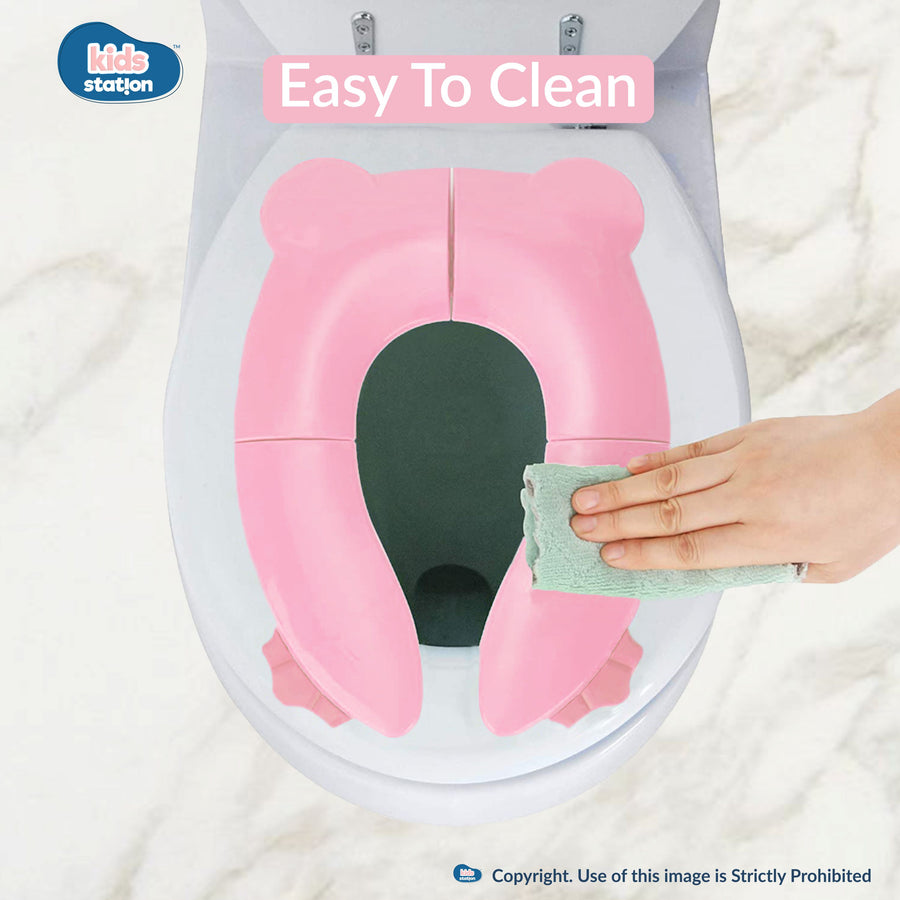 Foldable Frog-Shaped Potty Seat for Babies