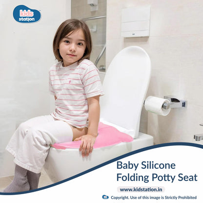 Foldable Frog-Shaped Potty Seat for Babies