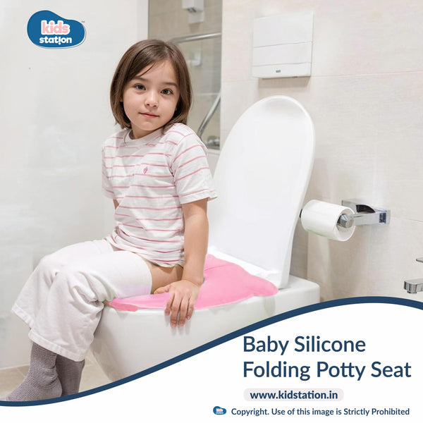 Kids Station Foldable Frog-Shaped Potty Seat – Cute, Comfortable & Safe for Toddlers