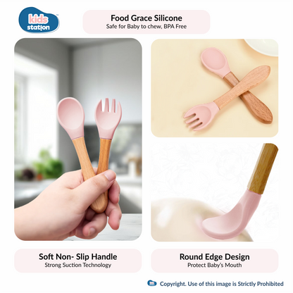 8-in-1 Whale Silicone Feeding Set for Babies