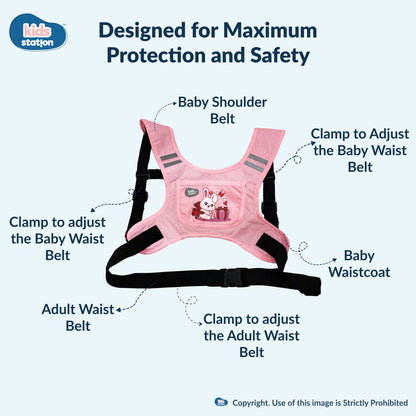 Two-Wheeler Safety Belt for Kids