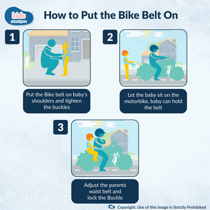 Two-Wheeler Safety Belt for Kids