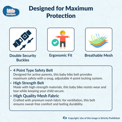 Two-Wheeler Safety Belt for Kids