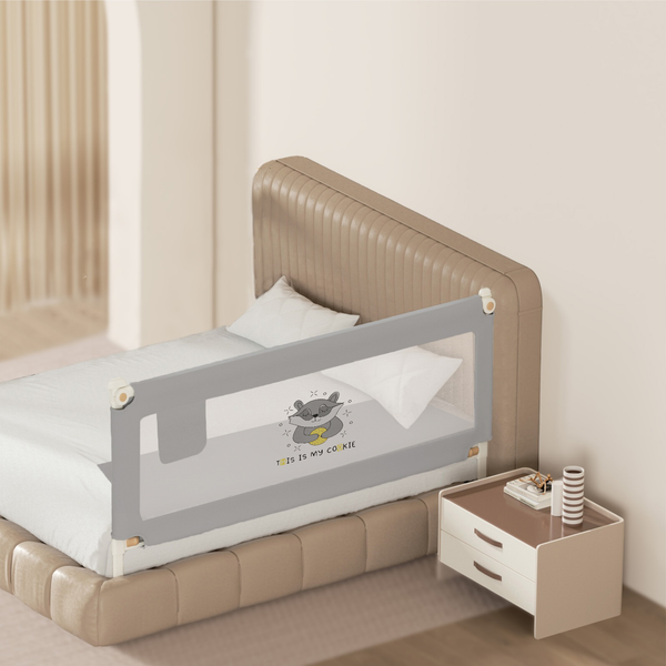 Kids Station PREMIUM for New Model Bed Rail for Babies 2 - sides | Foldable, Portable & Made in India