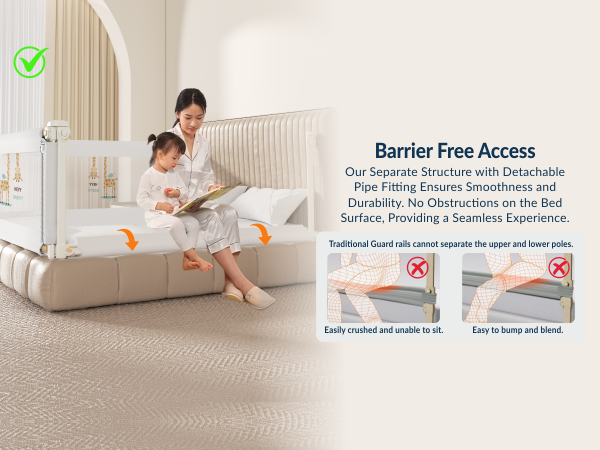 1 - side PREMIUM Bed Rail for New Model