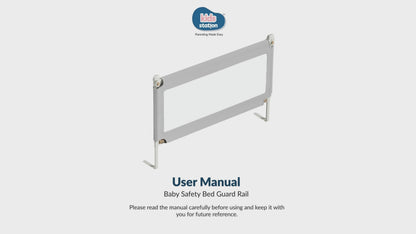 1-Side Foldable New Model Baby Bed Rail Guard