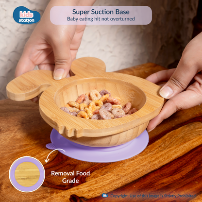 EcoBunny Bamboo Baby Tableware Set for Babies